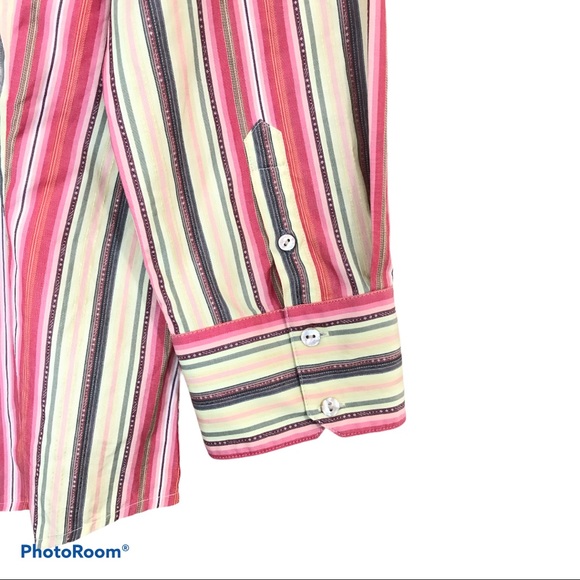 Robert Graham Women’s Button Up Shirt 3/4 Sleeves - Picture 4 of 13